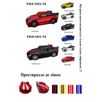 Лiжко -машинка Premium BMW +матрас Viorina-Deko